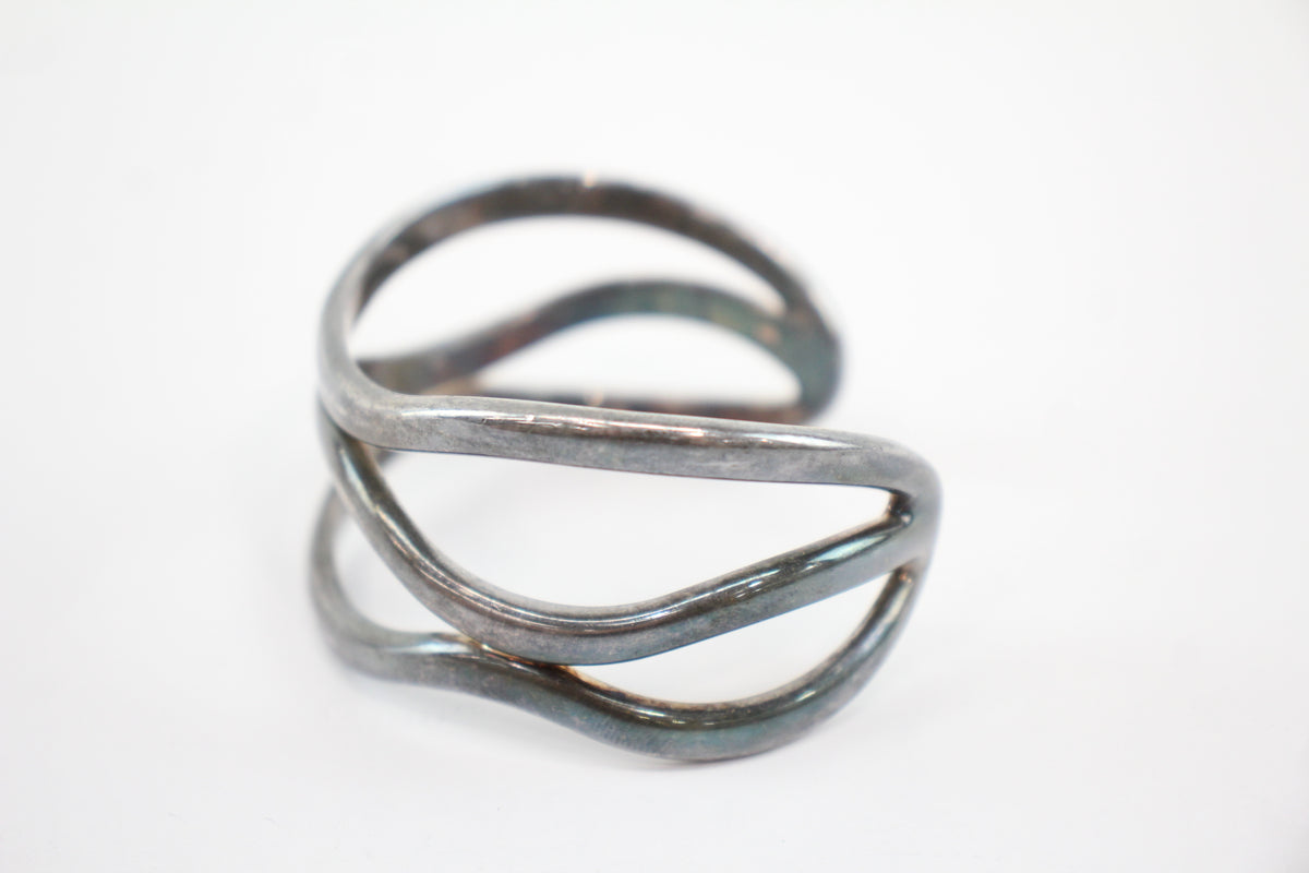SOLD Emporio Armani 925 sterling silver designer cuff bangle