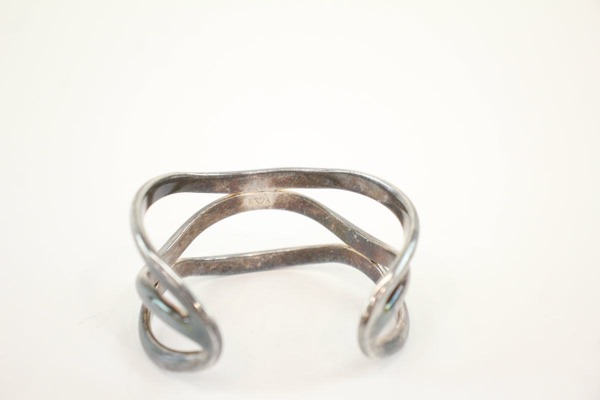 SOLD Emporio Armani 925 sterling silver designer cuff bangle