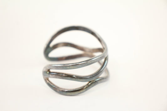 SOLD Emporio Armani 925 sterling silver designer cuff bangle