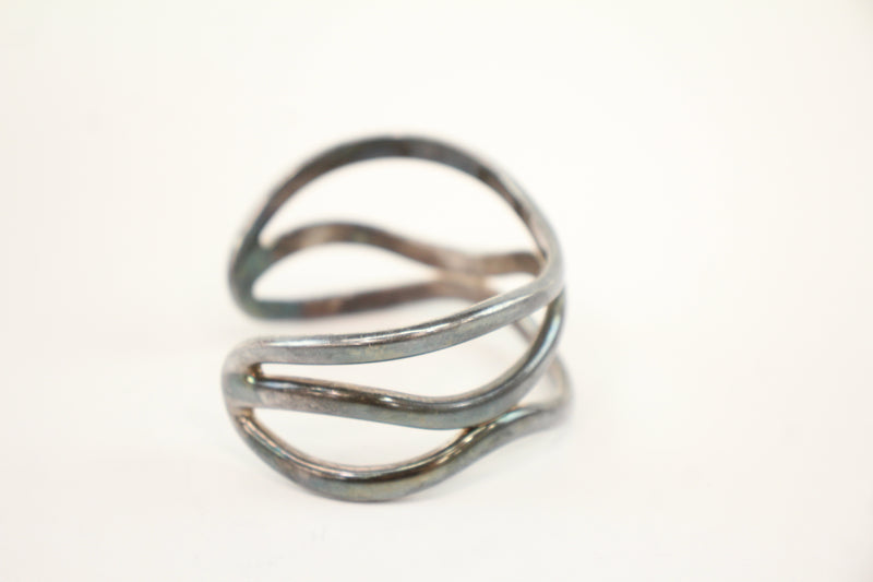 SOLD Emporio Armani 925 sterling silver designer cuff bangle