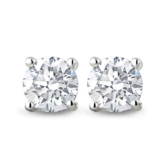 Lab 1 carat Doamins sud in white gold