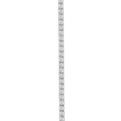 Brilliance Silver Lab Diamond Set 0.57ct Tennis Bracelet