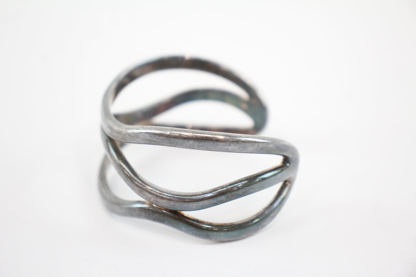 SOLD Emporio Armani 925 sterling silver designer cuff bangle