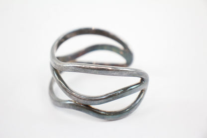 SOLD Emporio Armani 925 sterling silver designer cuff bangle